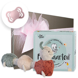 Kraamcadeau meisje geschenkset Gold
