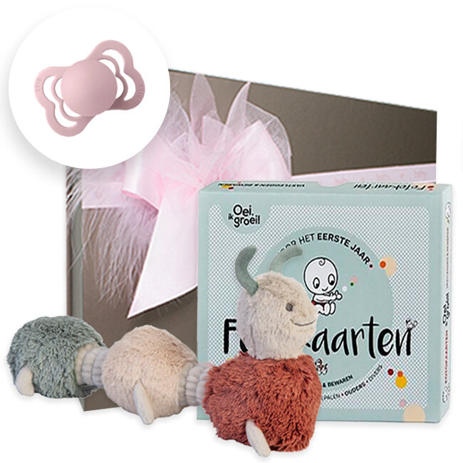 Kraamcadeau meisje geschenkset Gold