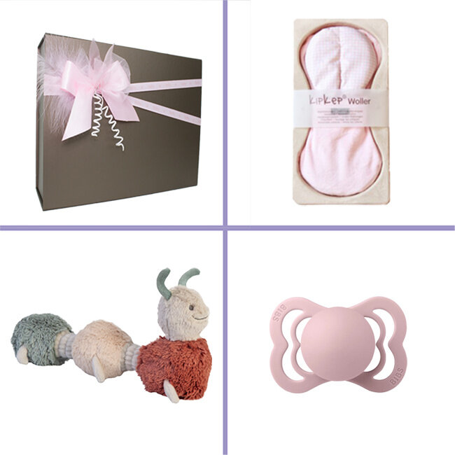 Kraamcadeau meisje geschenkset Platinum