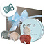 Kraamcadeau jongen geschenkset Silver