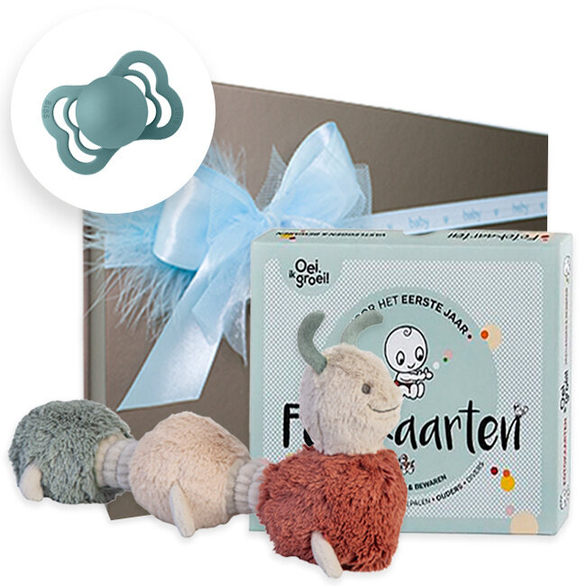 Kraamcadeau jongen geschenkset Gold