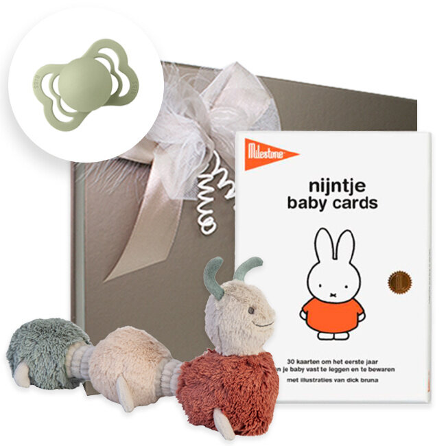 Kraamcadeau uni geschenkset Gold