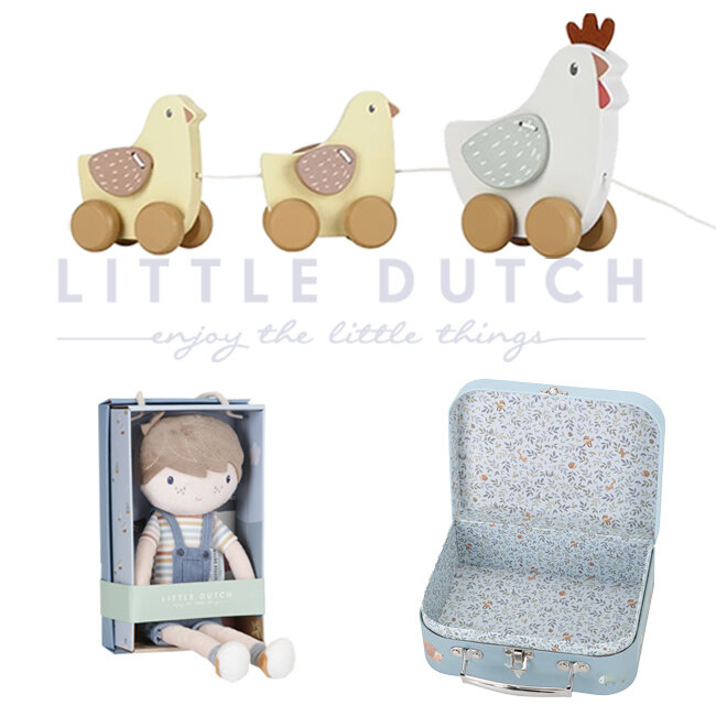 Little Dutch kraamcadeau pakket Jim Gold