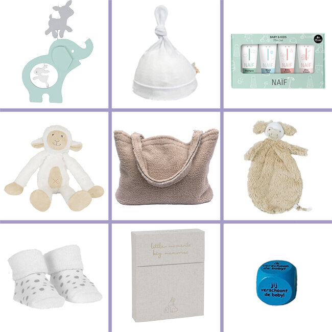 10 Daagse kraamcadeau pakket Moonie Humming  Bunny