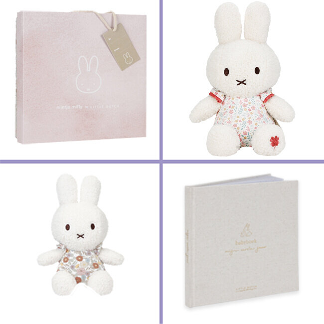 Nijntje x Little Dutch kraamcadeau pakket meisje Platinum