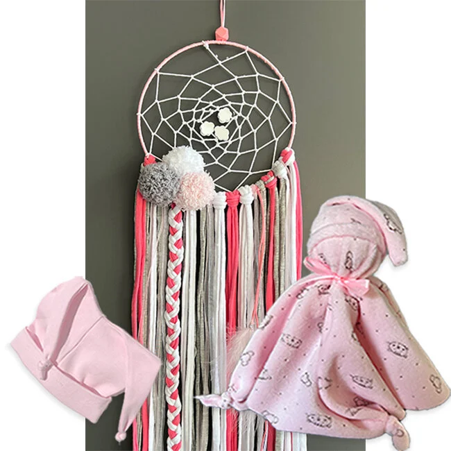 Dreamcatcher kraamcadeau pakketten voor meisjes
