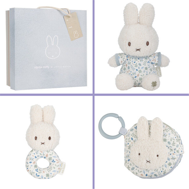 Nijntje x Little Dutch kraamcadeau pakket jongen Silver