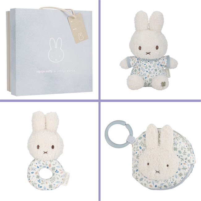 Nijntje x Little Dutch kraamcadeau pakket jongen Silver