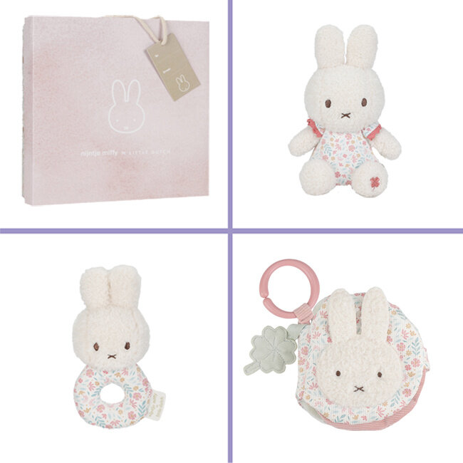 Nijntje  x Little Dutch kraamcadeau pakket meisje Silver