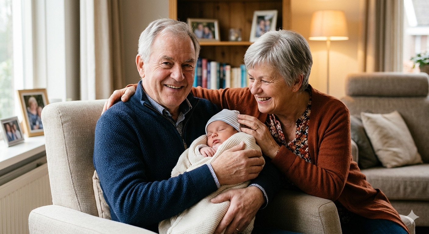 Kraamcadeau van opa en oma: wat geef je bij de geboorte van je kleinkind?