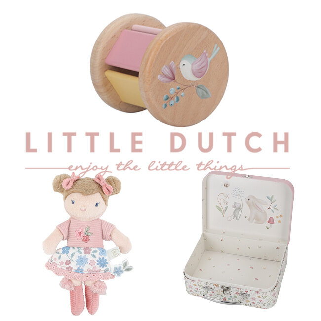 Little Dutch kraamcadeau pakket Rosa Silver