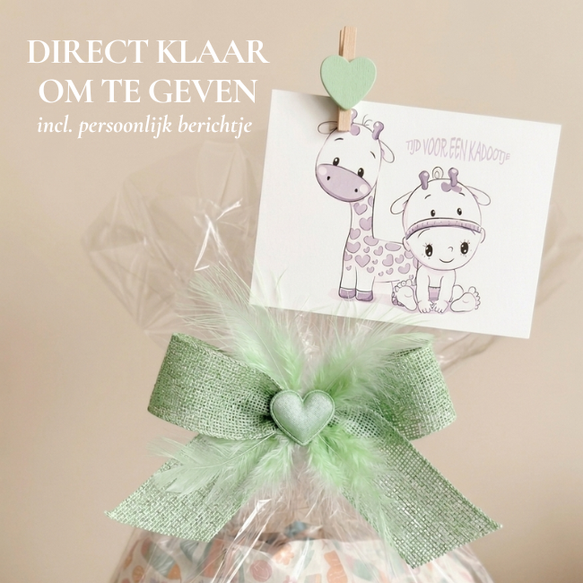 Little Dutch kraamcadeau pakket Little Farm uni Gold