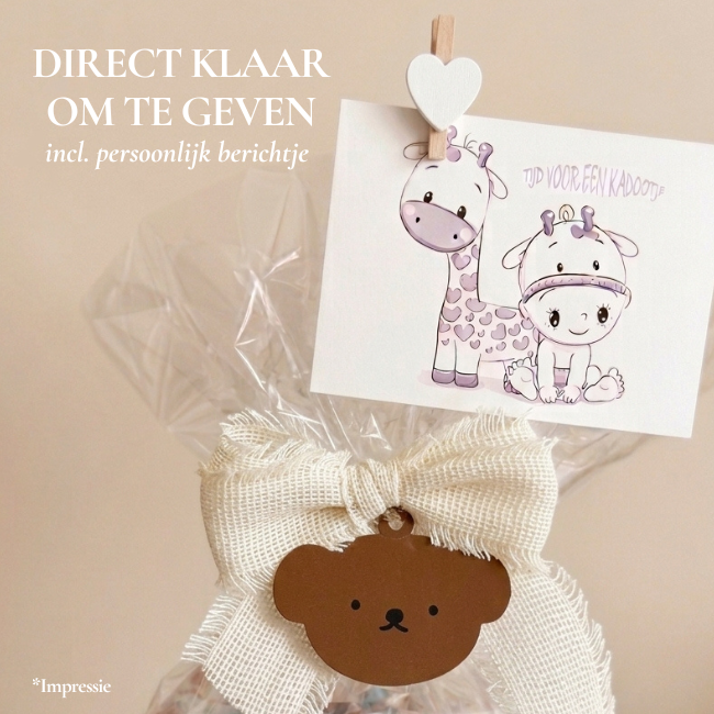 Nijntje kraamcadeau pakket denim Nijntje & Snuffie
