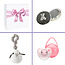 Kraamcadeau meisje geschenkset Silver Haarlokdoosje