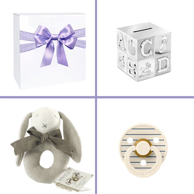 Kraamcadeau uni geschenkset Platinum Spaarpot