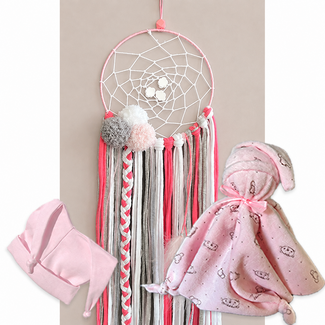 Kraamcadeau meisje pakket  Dreamcatcher Pink