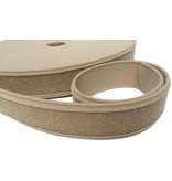 Velours omzoomd Lusband beige