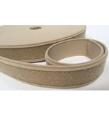 Velvet -lined loop tape beige