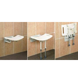 Shower seat for wall mounting Days without support feet