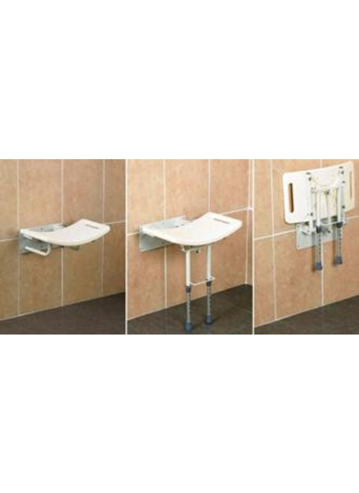 Shower seat for wall mounting Days without support feet