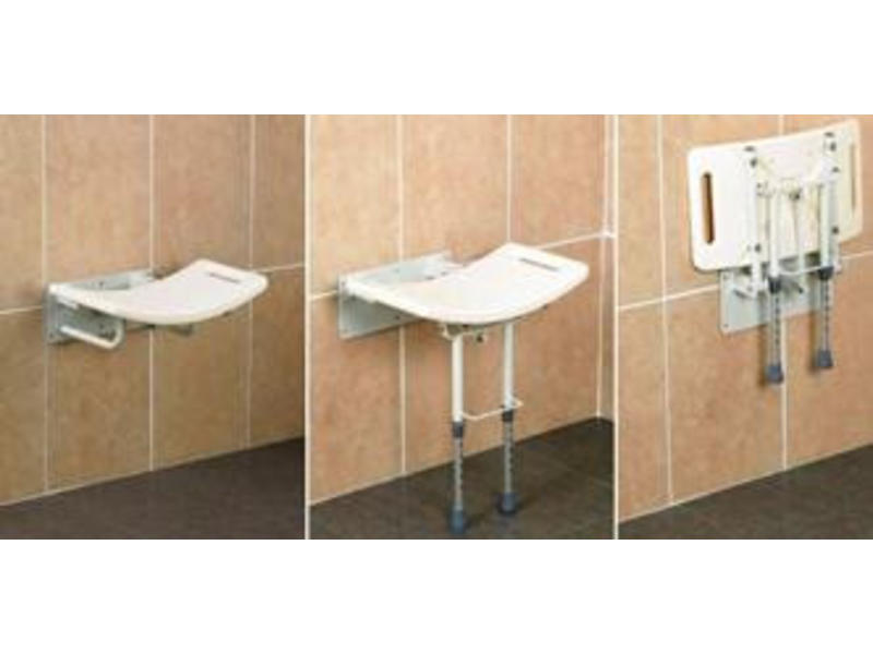Shower seat for wall mounting Days without support feet