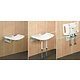 Shower seat for wall mounting Days without support feet