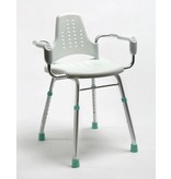 Shower and work chair Prima Modular with arm and backrest