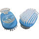 Hand brush on suction cups for one-handed use