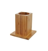 Furniture boosters in bamboo 9.3 cm - set of 4