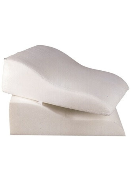 Wedge-shaped contour cushion for the legs visco