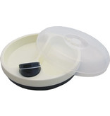 Insulating plate with lid