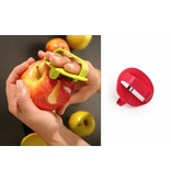 Peeler with finger fixation