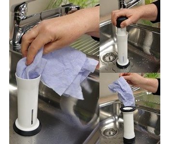 Wrapping system for the dishcloth