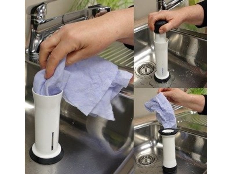 Wrapping system for the dishcloth