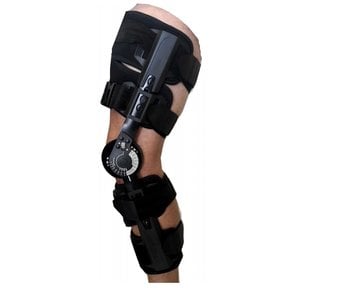 Telescopic ROM knee brace