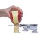 Peeler on suction cups for one-handed use