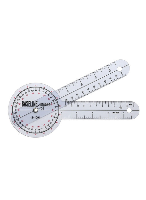 Goniomètre 20 cm en plastique 360 ISOM