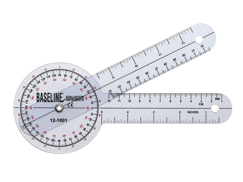 Goniometer 20 cm plastic 360 ISOM