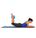 Gymnastiekmat fitness – antislip oefenmat met draagriem