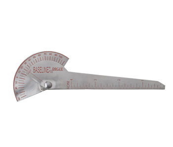Goniometer 10 cm stainless steel 180 degrees