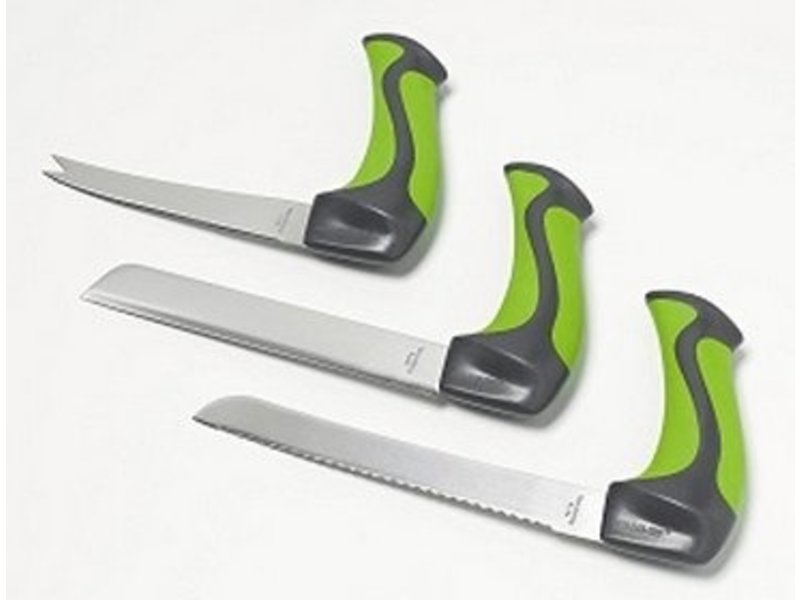 Kitchen knife with ergonomic handle