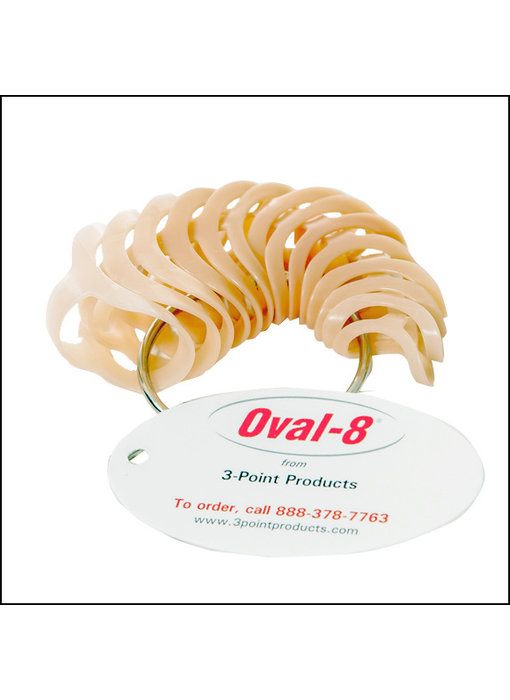 3 Point Products Oval-8® Größen eingestellt