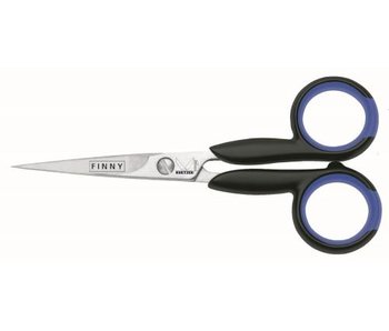 Scissors Finny blue 13 cm.