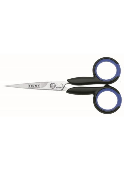 Scissors Finny blue 13 cm.