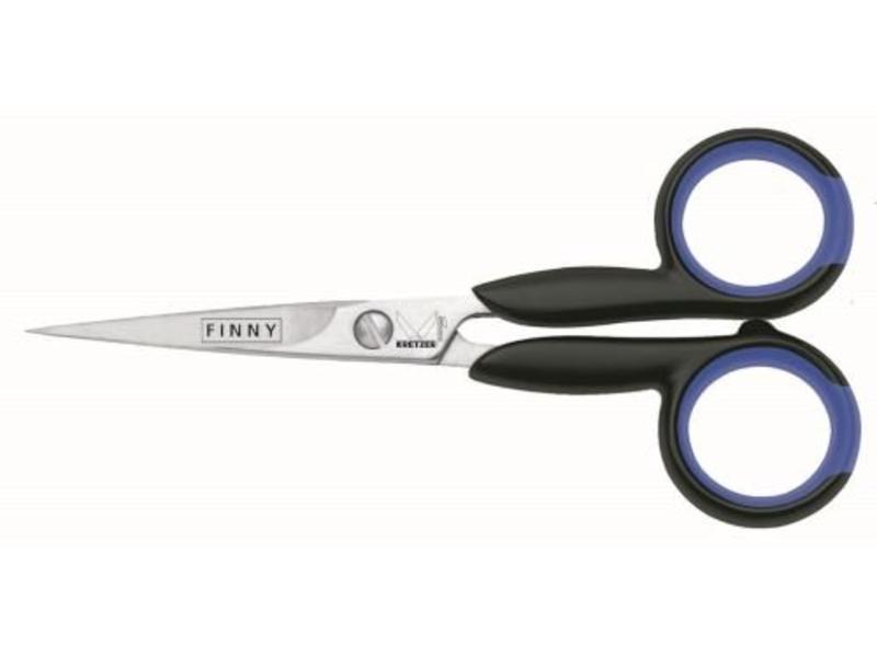 Scissors Finny blue 13 cm.