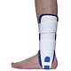 Ankle stabilization with textile padding