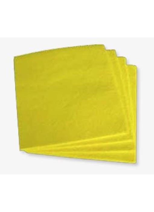 Jaune ajustement Tissu 5 Pcs