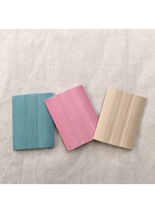 Craie de tailleur rouge, jaune et bleu 3 pièces