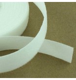 Velor loop tape White 16 mm.