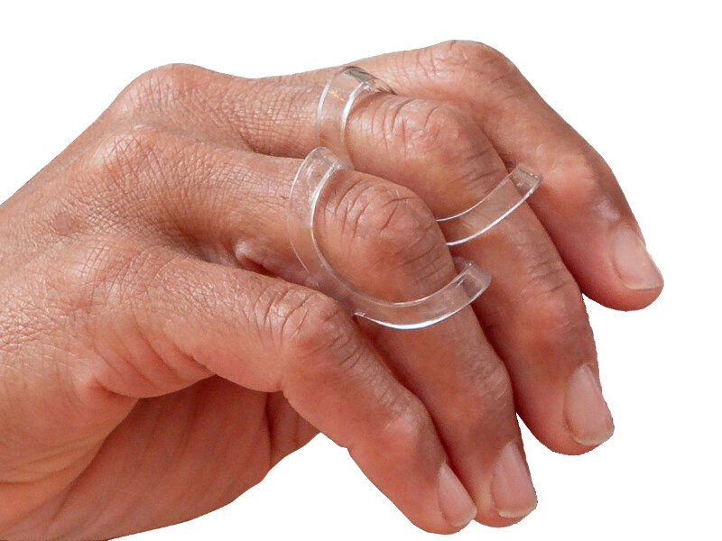 3 Point Products Oval-8® - Finger Splints - Clear - 5 pièces